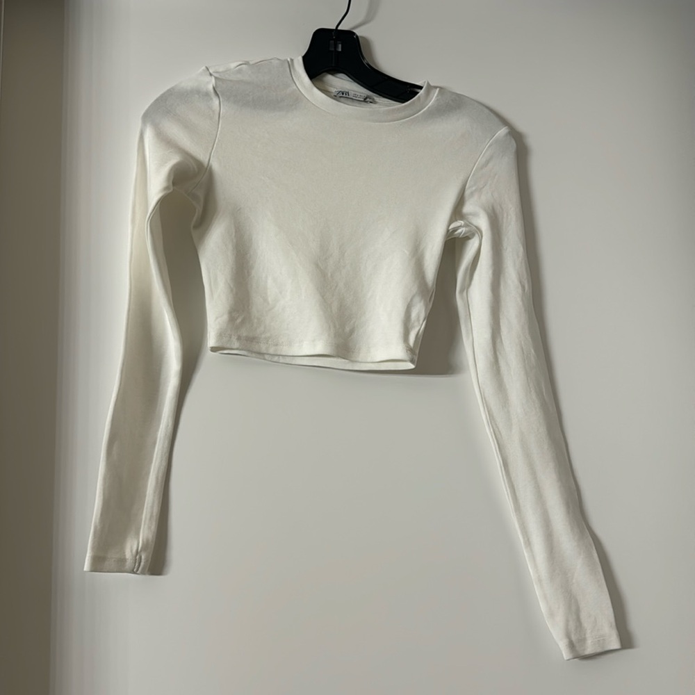 Zara cropped tee